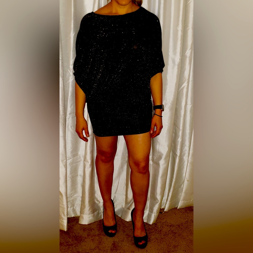 Black and Gold Party Dress